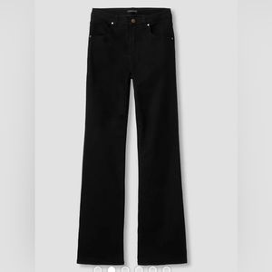 Tall Plus- Universal Standard High Rise Flare Black Jean